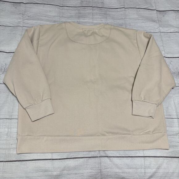 State of Mine Womens Size XXL Pullover Warm Holiday Sweatshirt Merry Print - Picture 9 of 9